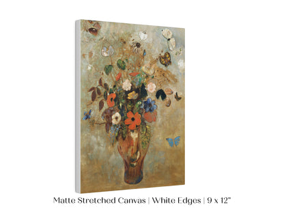 Still Life with a Vase of Flowers and Butterflies | P34