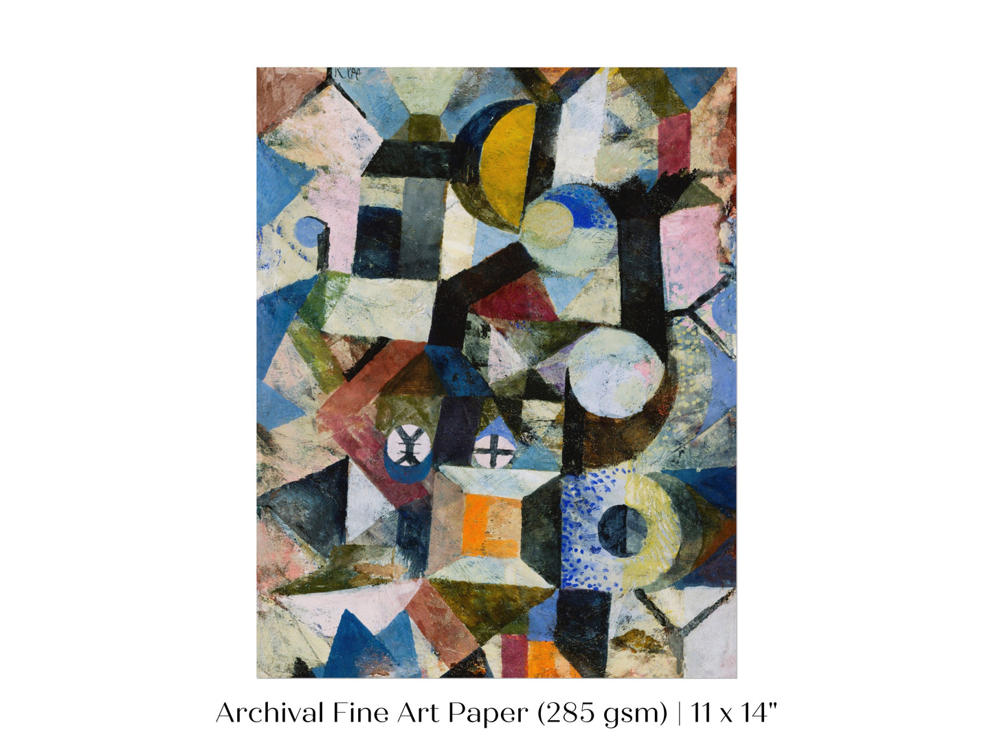 Paul Klee | Composition with the Yellow Half-moon and the Y | P37