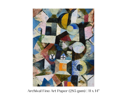 Paul Klee | Composition with the Yellow Half-moon and the Y | P37