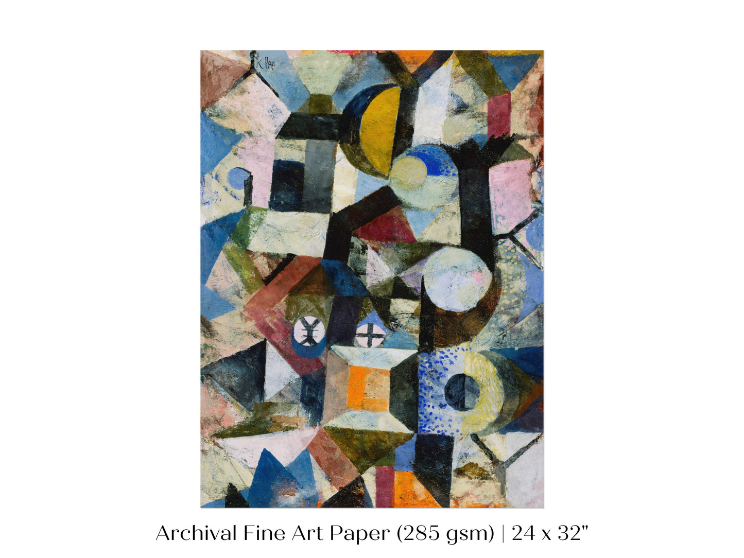 Paul Klee | Composition with the Yellow Half-moon and the Y | P37