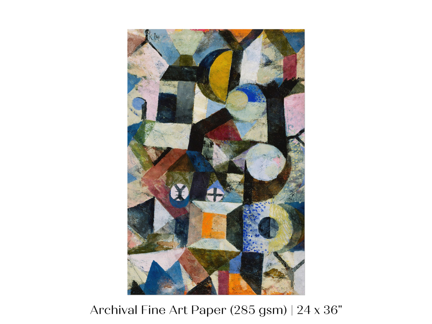 Paul Klee | Composition with the Yellow Half-moon and the Y | P37