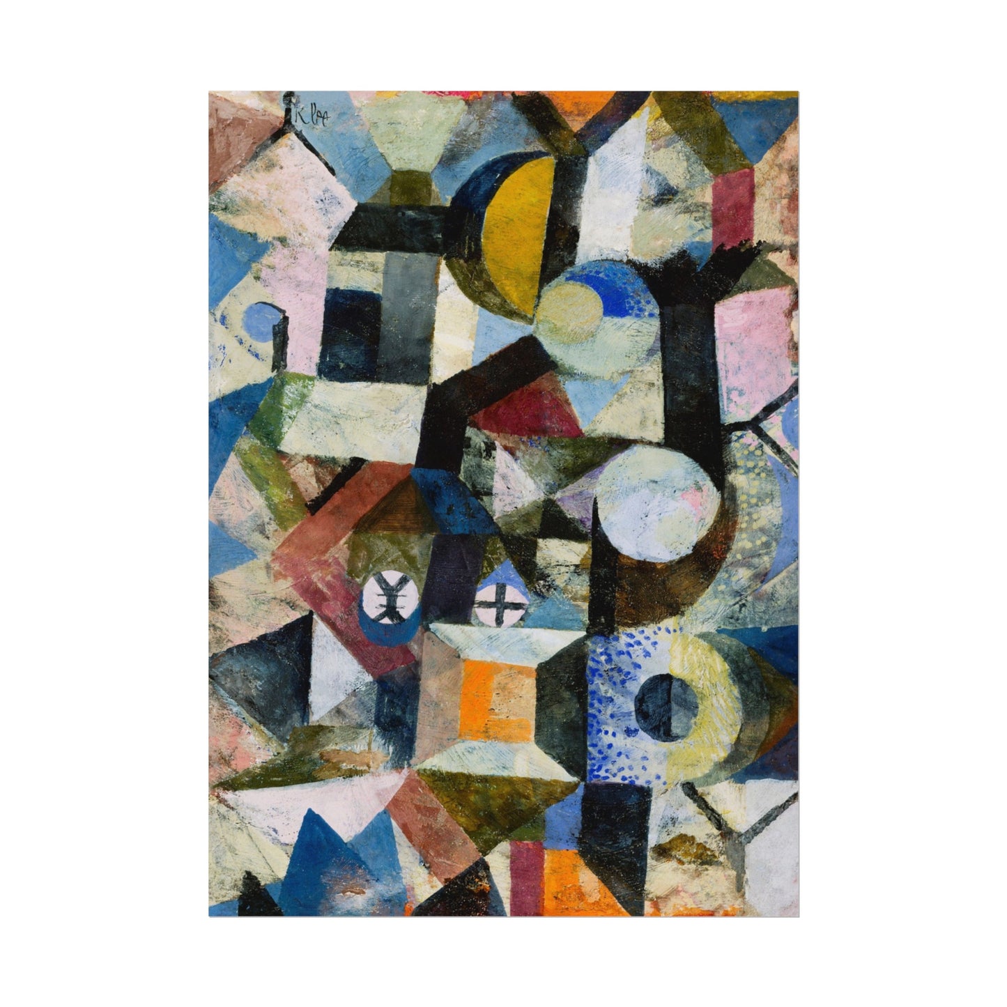 Paul Klee | Composition with the Yellow Half-moon and the Y | P37