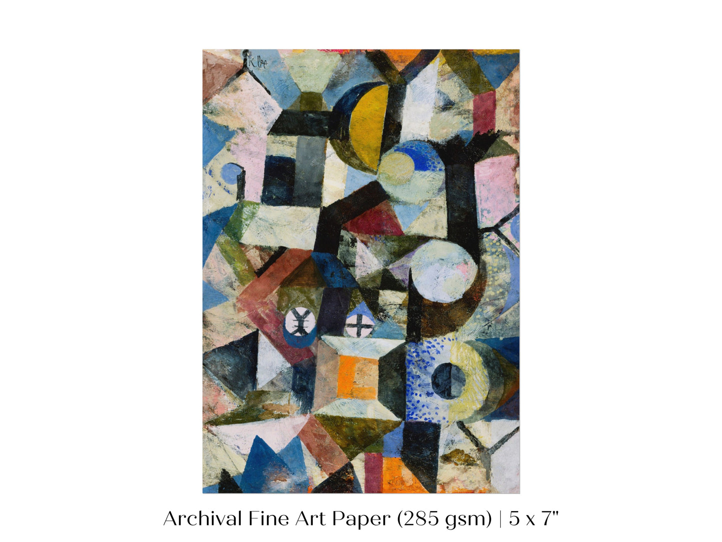 Paul Klee | Composition with the Yellow Half-moon and the Y | P37