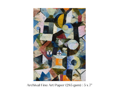 Paul Klee | Composition with the Yellow Half-moon and the Y | P37