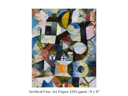 Paul Klee | Composition with the Yellow Half-moon and the Y | P37