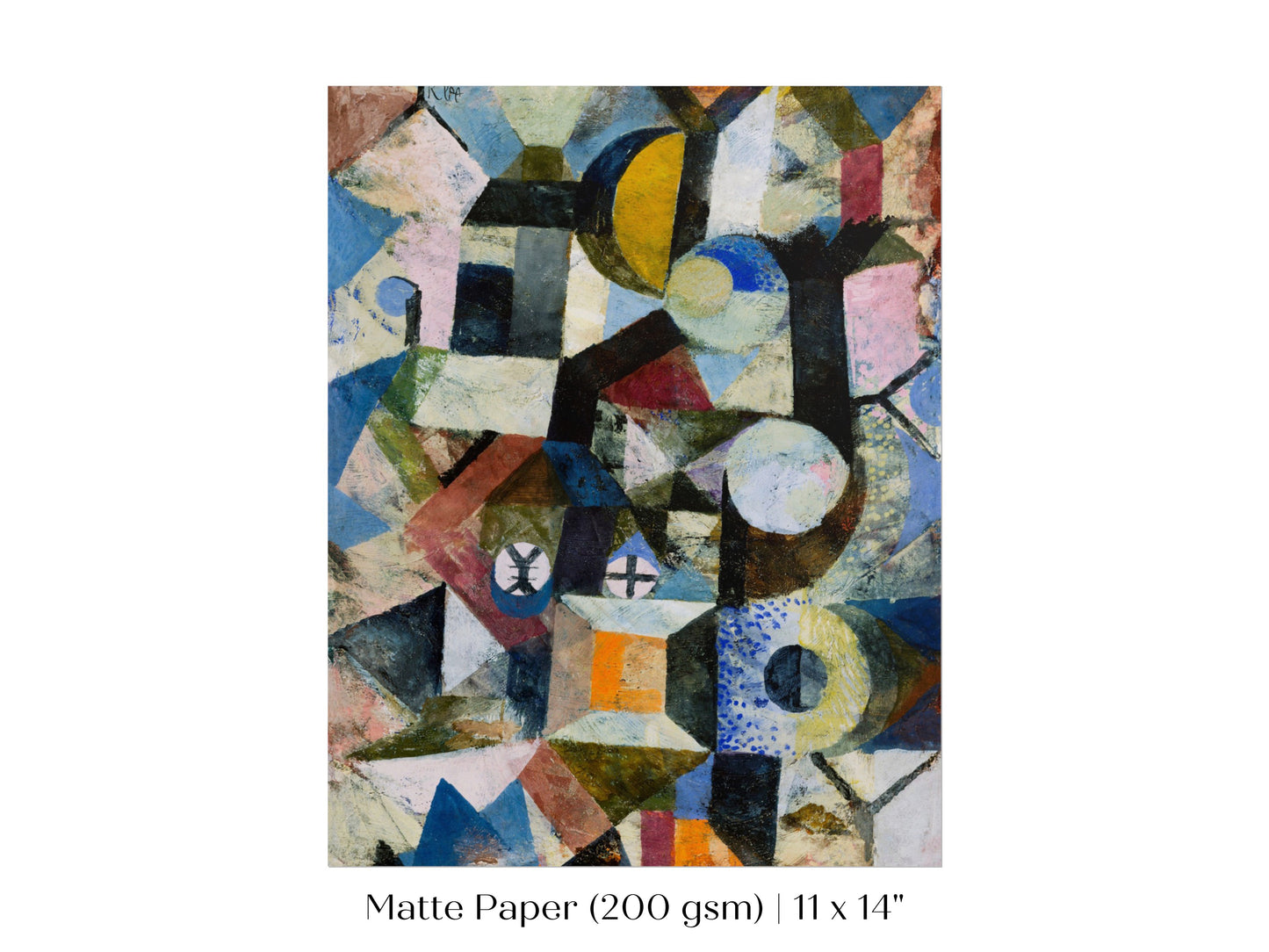 Paul Klee | Composition with the Yellow Half-moon and the Y | P37
