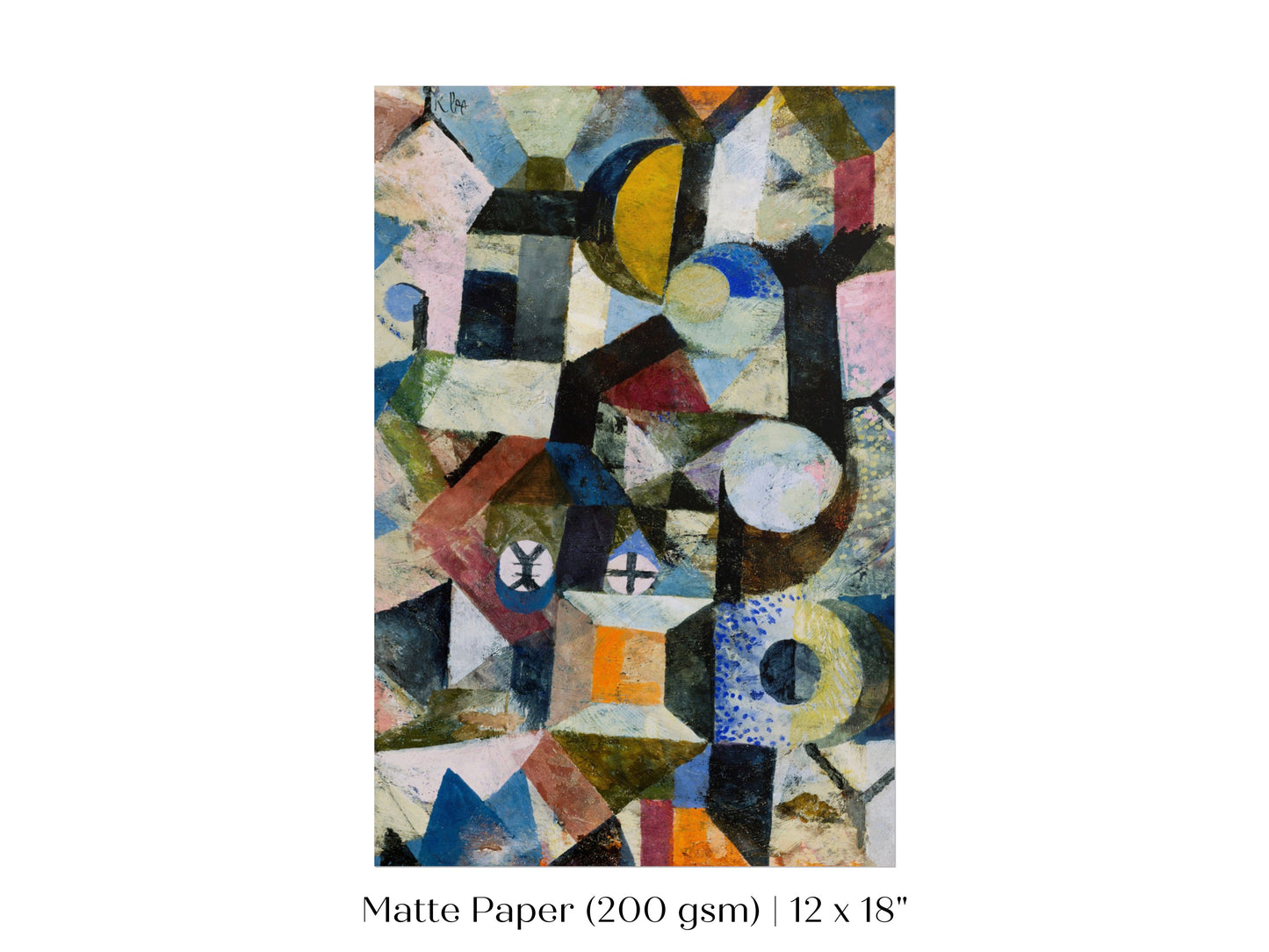 Paul Klee | Composition with the Yellow Half-moon and the Y | P37