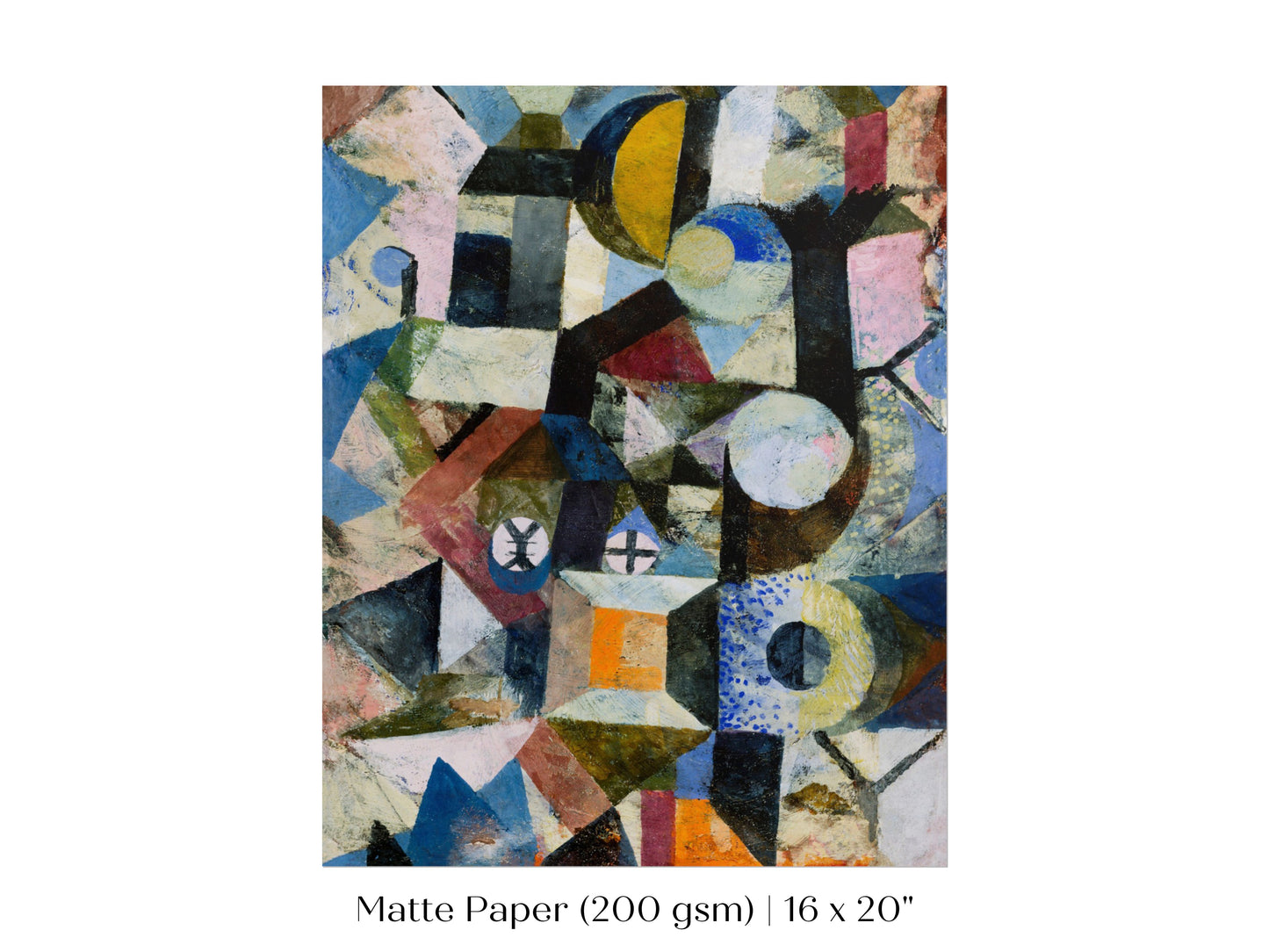 Paul Klee | Composition with the Yellow Half-moon and the Y | P37