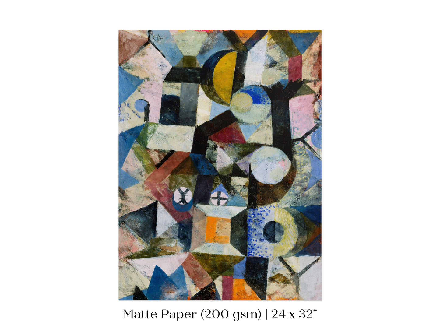 Paul Klee | Composition with the Yellow Half-moon and the Y | P37