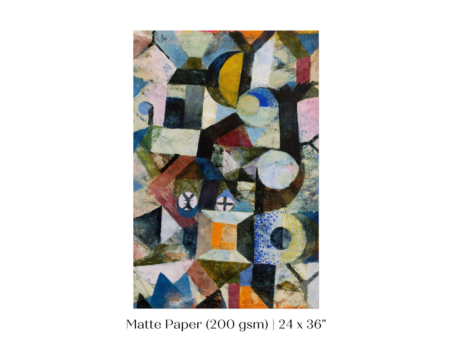 Paul Klee | Composition with the Yellow Half-moon and the Y | P37