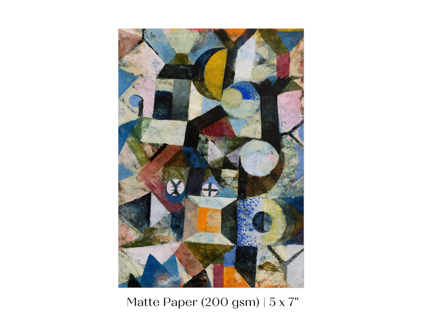 Paul Klee | Composition with the Yellow Half-moon and the Y | P37