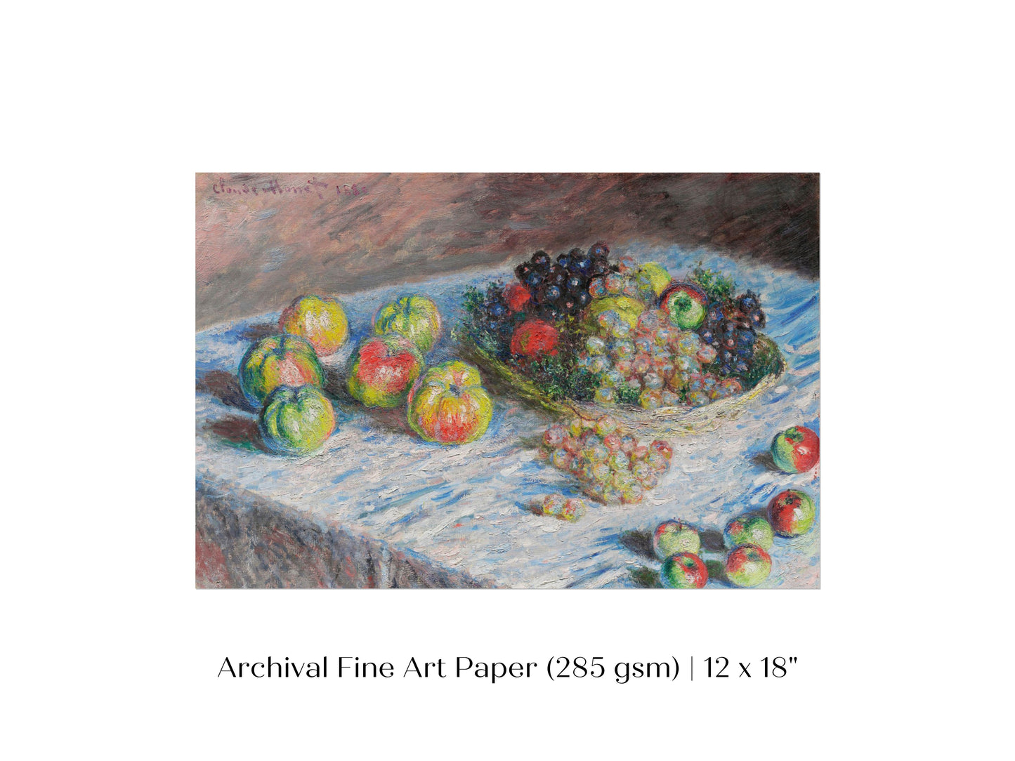 Still Life with Apples and Grapes  | P44