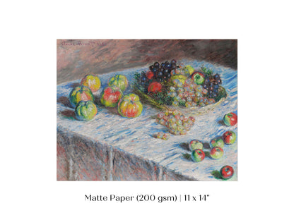 Still Life with Apples and Grapes  | P44