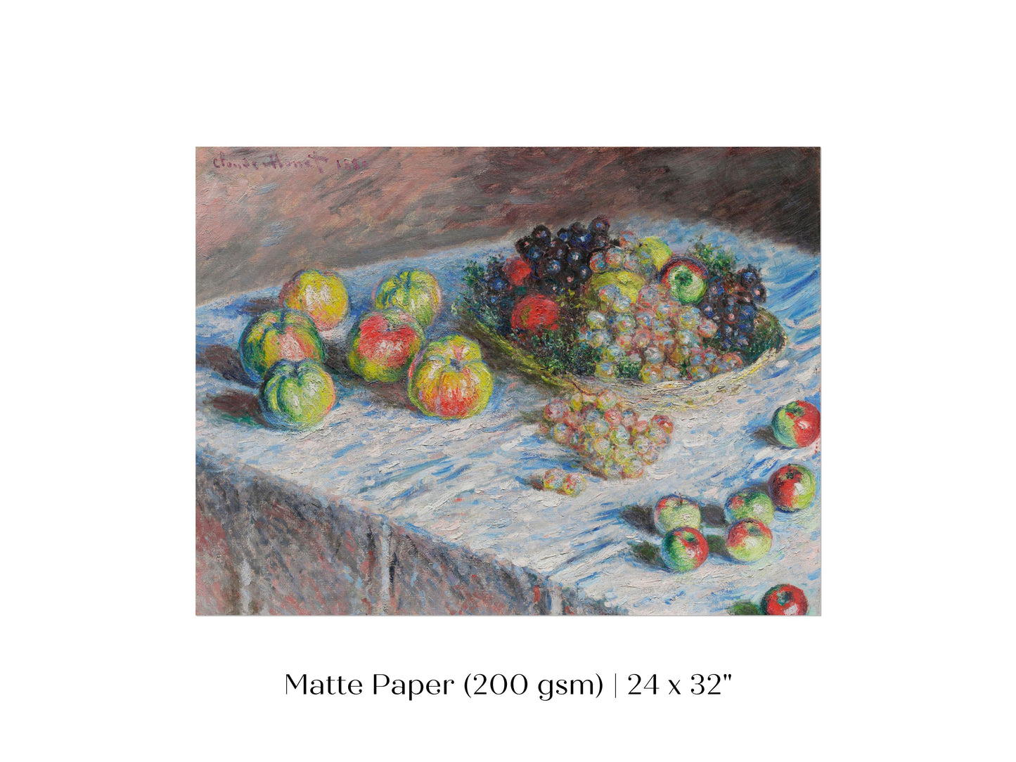 Still Life with Apples and Grapes  | P44