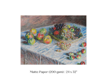 Still Life with Apples and Grapes  | P44
