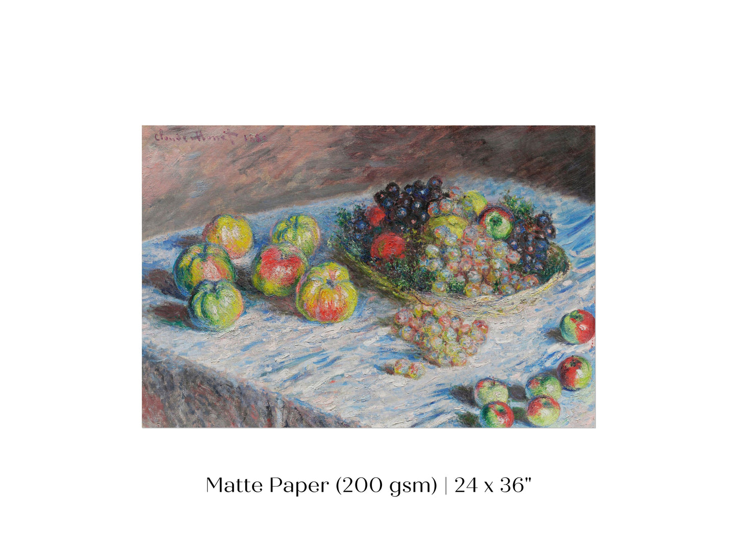 Still Life with Apples and Grapes  | P44