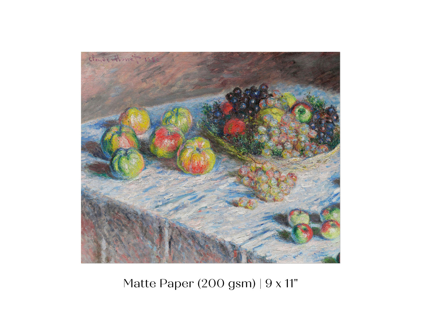 Still Life with Apples and Grapes  | P44