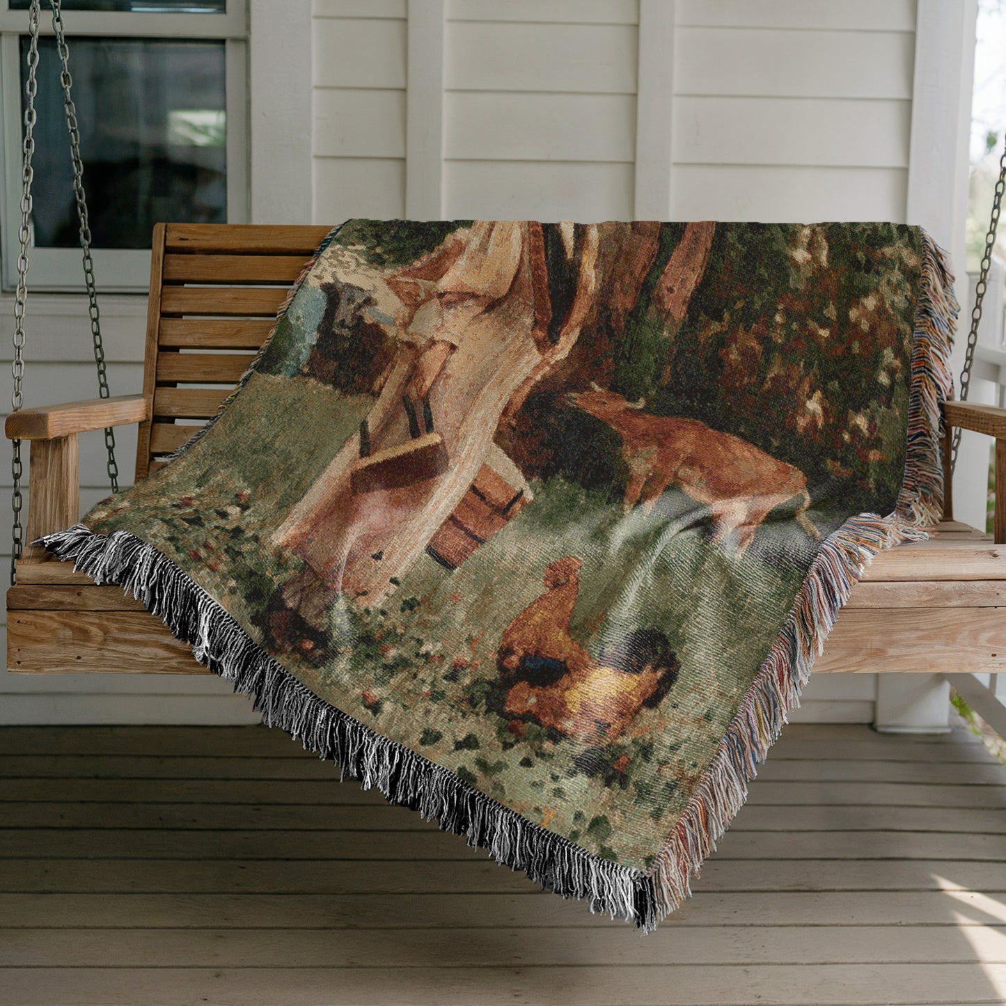 The Milk Maid | Woven Blanket