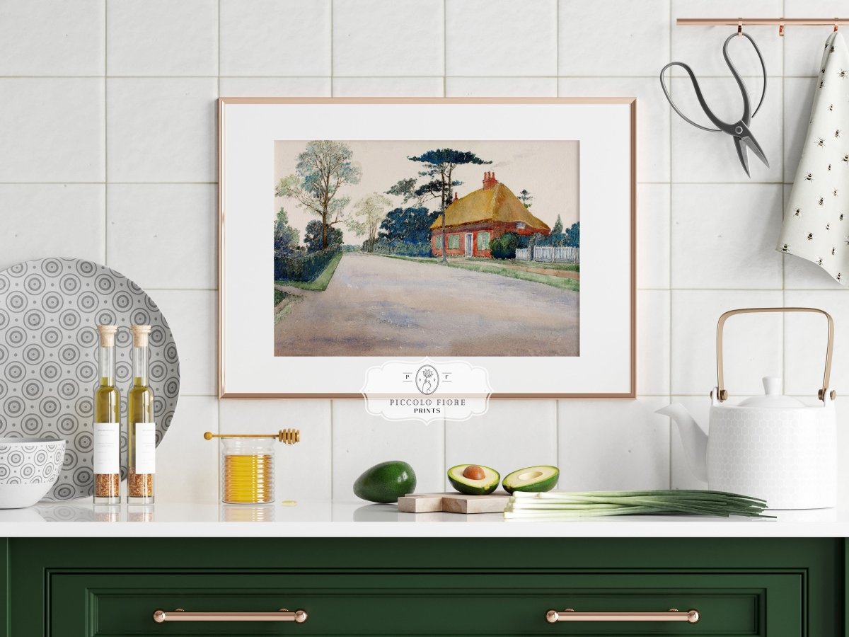 A Road in Dorset | P498 - Single Art Prints - Piccolo Fiore Prints