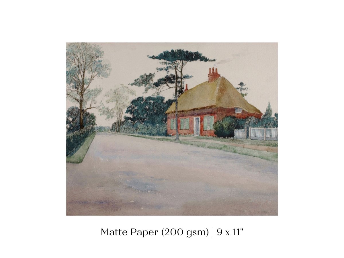 A Road in Dorset | P498 - Single Art Prints - Piccolo Fiore Prints