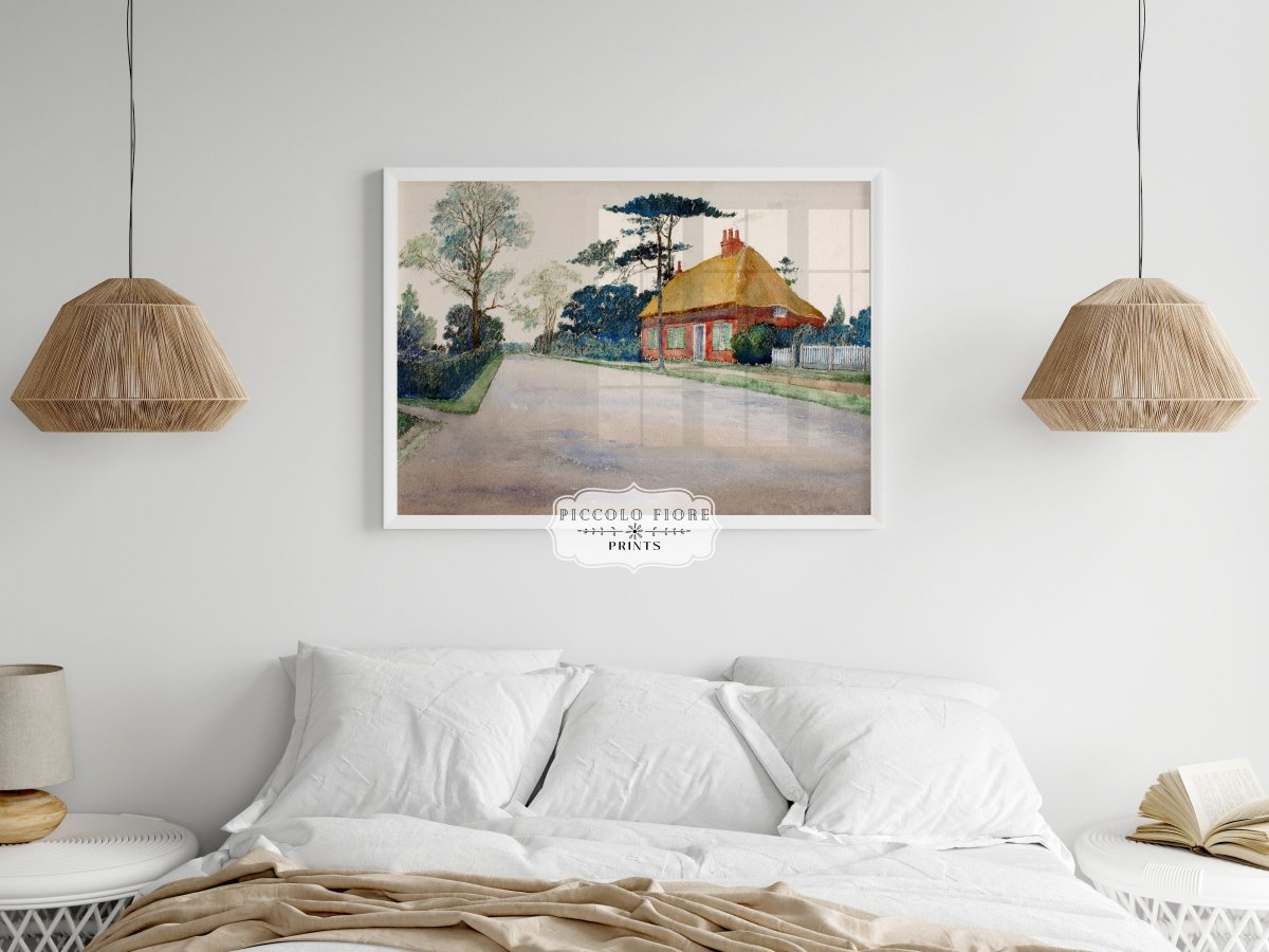 A Road in Dorset | P498 - Single Art Prints - Piccolo Fiore Prints