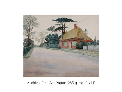 A Road in Dorset | P498 - Single Art Prints - Piccolo Fiore Prints
