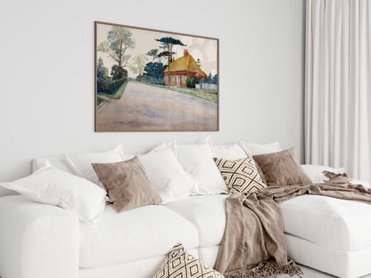 A Road in Dorset | P498 - Single Art Prints - Piccolo Fiore Prints