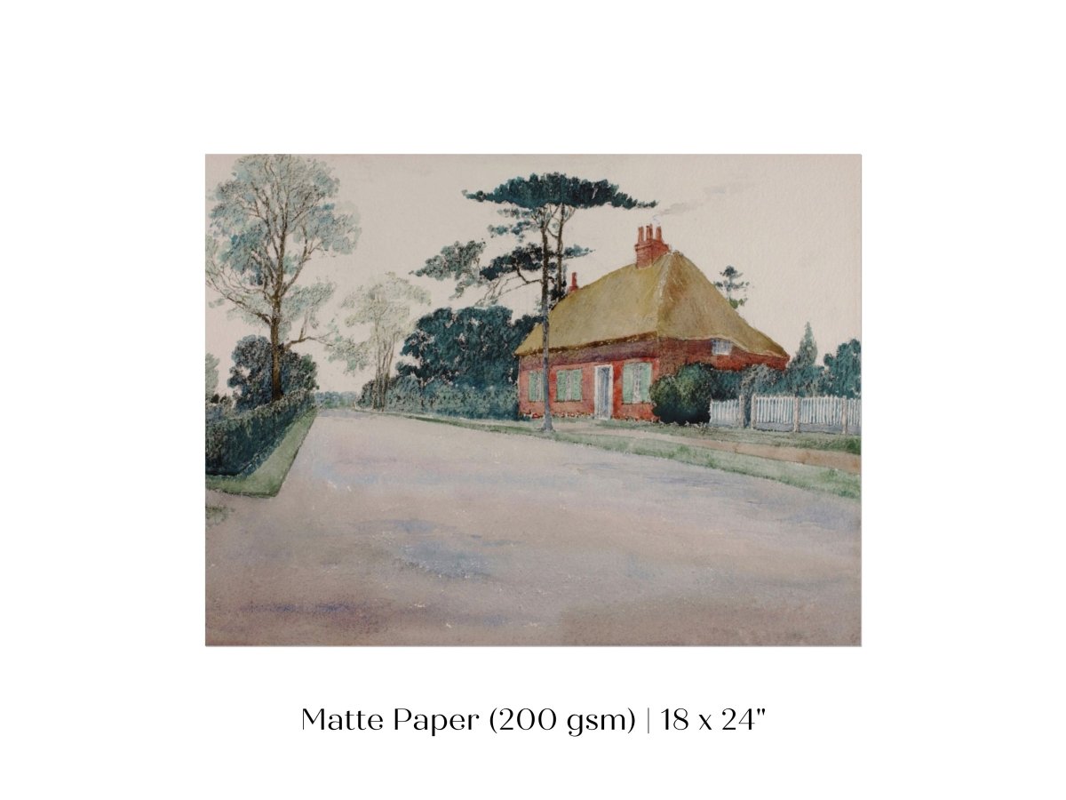 A Road in Dorset | P498 - Single Art Prints - Piccolo Fiore Prints