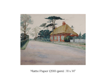A Road in Dorset | P498 - Single Art Prints - Piccolo Fiore Prints