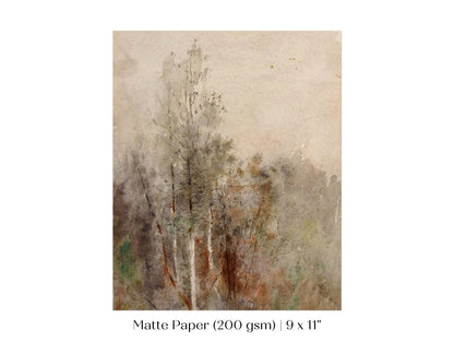 A Tree Study | P246 - Single Art Prints - Piccolo Fiore Prints