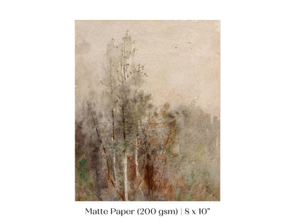 A Tree Study | P246 - Single Art Prints - Piccolo Fiore Prints