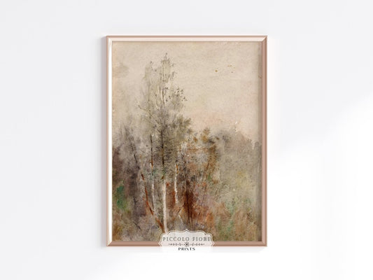 A Tree Study | P246 - Single Art Prints - Piccolo Fiore Prints
