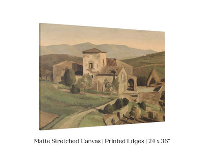 A Tuscan Farm | P377 - Single Art Prints - Piccolo Fiore Prints