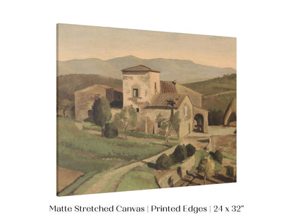 A Tuscan Farm | P377 - Single Art Prints - Piccolo Fiore Prints