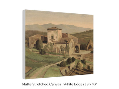 A Tuscan Farm | P377 - Single Art Prints - Piccolo Fiore Prints