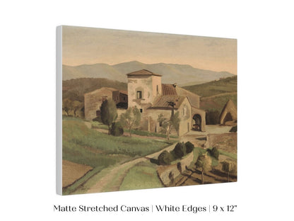 A Tuscan Farm | P377 - Single Art Prints - Piccolo Fiore Prints