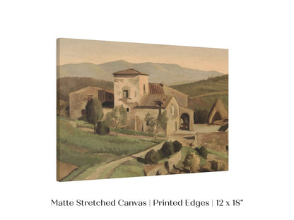 A Tuscan Farm | P377 - Single Art Prints - Piccolo Fiore Prints
