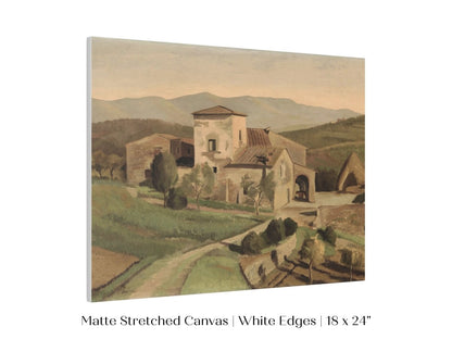 A Tuscan Farm | P377 - Single Art Prints - Piccolo Fiore Prints