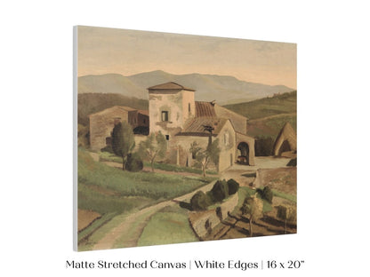 A Tuscan Farm | P377 - Single Art Prints - Piccolo Fiore Prints