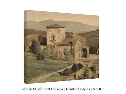 A Tuscan Farm | P377 - Single Art Prints - Piccolo Fiore Prints
