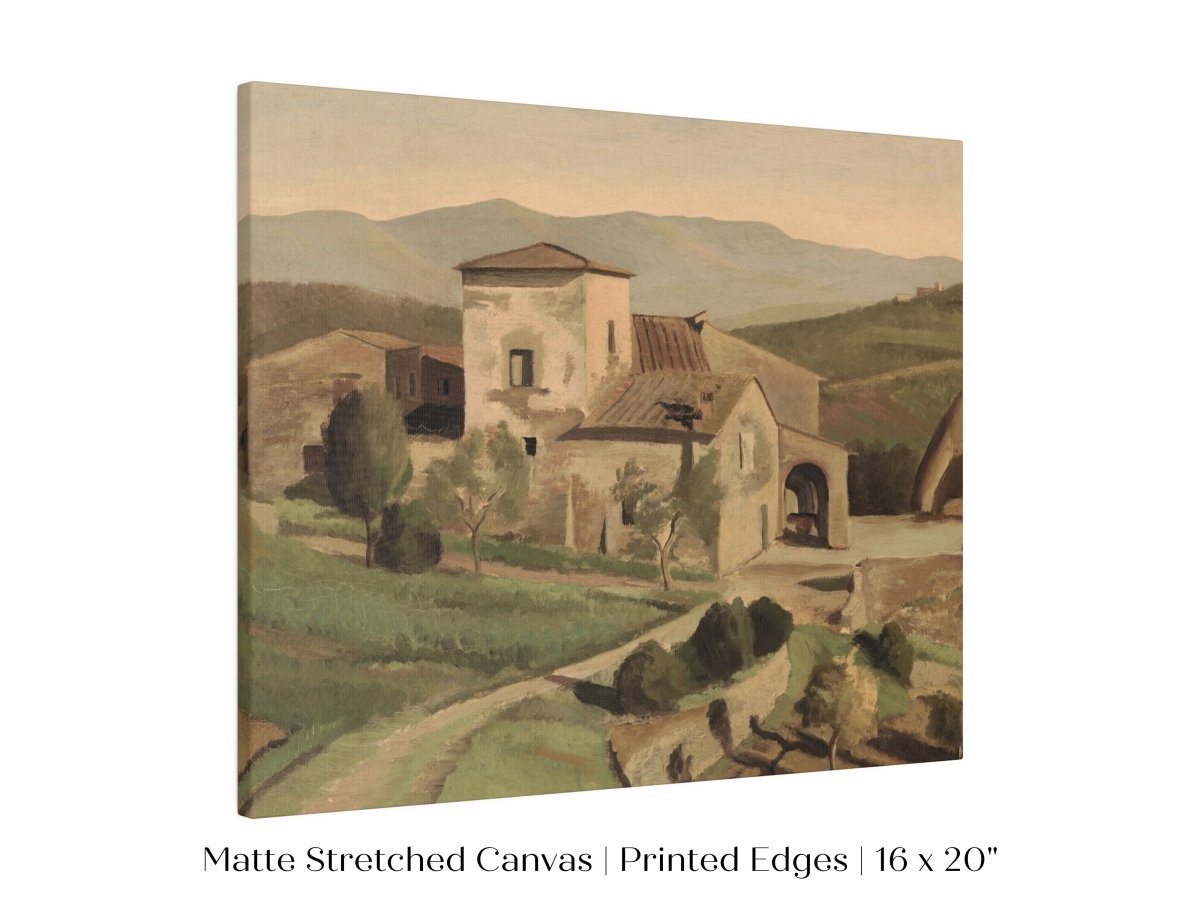 A Tuscan Farm | P377 - Single Art Prints - Piccolo Fiore Prints