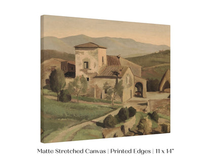 A Tuscan Farm | P377 - Single Art Prints - Piccolo Fiore Prints