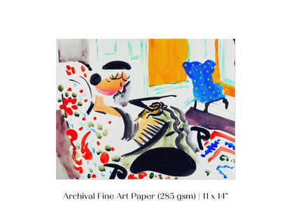 Abstract Interior | P591 - Single Art Prints - Piccolo Fiore Prints