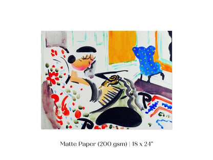 Abstract Interior | P591 - Single Art Prints - Piccolo Fiore Prints