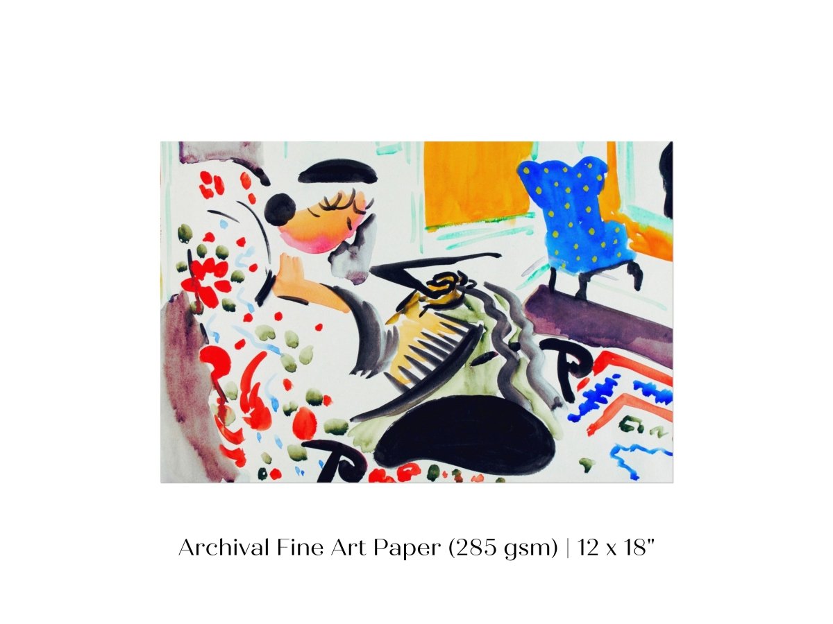 Abstract Interior | P591 - Single Art Prints - Piccolo Fiore Prints