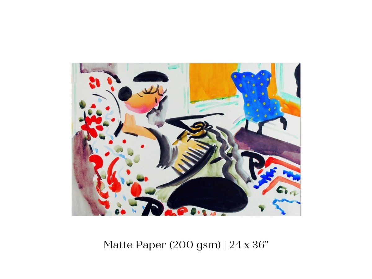Abstract Interior | P591 - Single Art Prints - Piccolo Fiore Prints