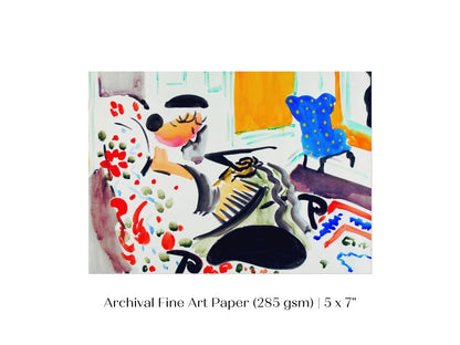 Abstract Interior | P591 - Single Art Prints - Piccolo Fiore Prints