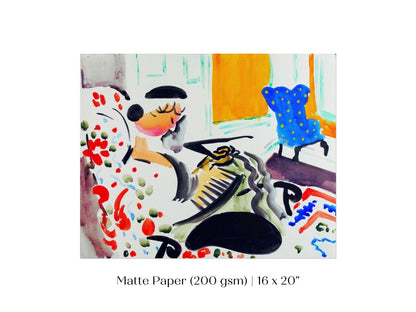 Abstract Interior | P591 - Single Art Prints - Piccolo Fiore Prints