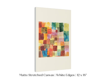 Abstract Watercolour Squares | Paul Klee | P31 - Single Art Prints - Piccolo Fiore Prints