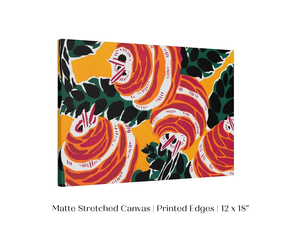 Art Nouveau Floral Stencil Print | Emile - Alain Séguy | P236 - Single Art Prints - Piccolo Fiore Prints